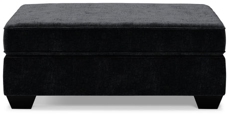 Lavernett Charcoal Oversized Accent Ottoman from Ashley - Luna Furniture
