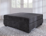 Lavernett Charcoal 4-Piece Sectional with Ottoman from Ashley Furniture - Luna Furniture