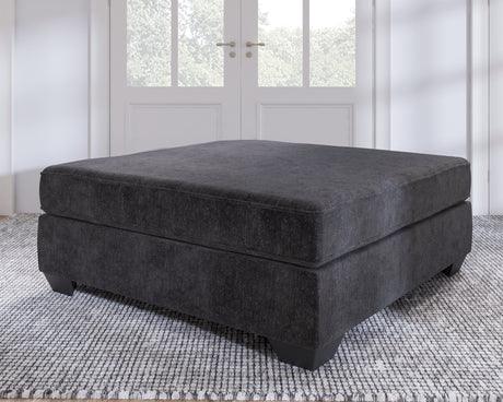 Lavernett Charcoal 4-Piece Sectional with Ottoman from Ashley Furniture - Luna Furniture