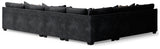 Lavernett Charcoal 4-Piece Sectional from Ashley Furniture - Luna Furniture