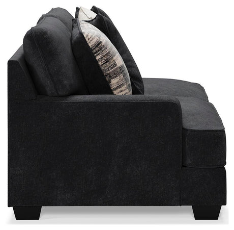 Lavernett Charcoal Left-Arm Facing Sofa from Ashley Furniture - Luna Furniture