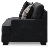 Lavernett Charcoal Right-Arm Facing Sofa from Ashley Furniture - Luna Furniture