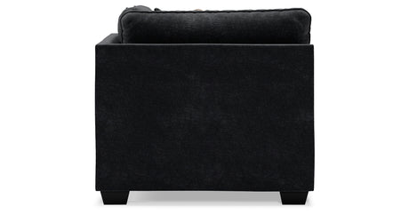 Lavernett Charcoal 5-Piece Sectional and Ottoman from Ashley Furniture - Luna Furniture