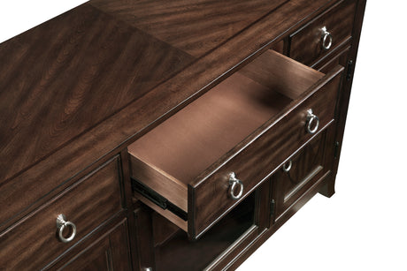 Maude Chestnut Dining Table from Homelegance - Luna Furniture