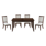 Claymont Cherry 5-Piece 96" Extendable Dining Set from Homelegance - Luna Furniture