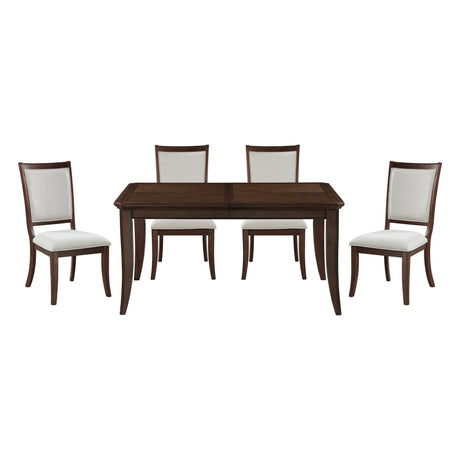 Claymont Cherry 5-Piece 96" Extendable Dining Set from Homelegance - Luna Furniture