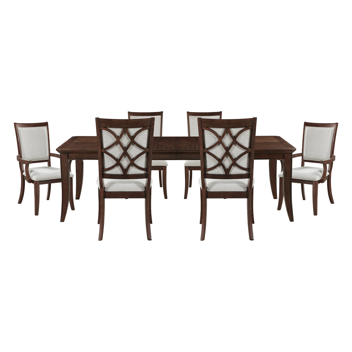 Claymont Cherry 5-Piece 96" Extendable Dining Set from Homelegance - Luna Furniture