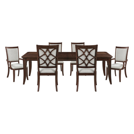 Claymont Cherry 5-Piece 96" Extendable Dining Set from Homelegance - Luna Furniture