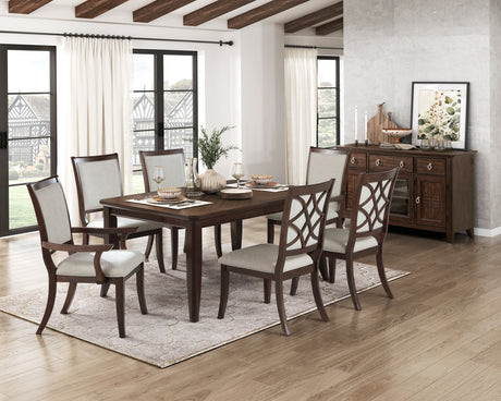 Maude Chestnut Dining Table from Homelegance - Luna Furniture
