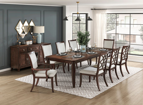 Maude Chestnut Dining Table from Homelegance - Luna Furniture