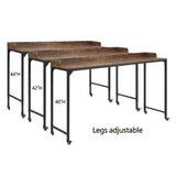 Sumter Brown Adjustable Over The Bed Desk from Homelegance - Luna Furniture