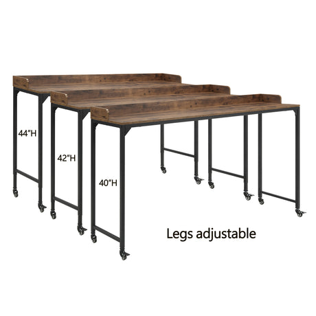 Sumter Brown Adjustable Over The Bed Desk from Homelegance - Luna Furniture