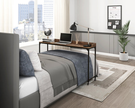 Sumter Brown Adjustable Over The Bed Desk from Homelegance - Luna Furniture