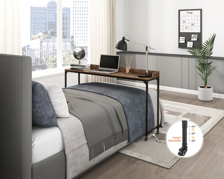 Sumter Brown Adjustable Over The Bed Desk from Homelegance - Luna Furniture
