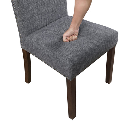 Paulson Dark Brown/Gray 5-Piece Dining Set from Homelegance - Luna Furniture