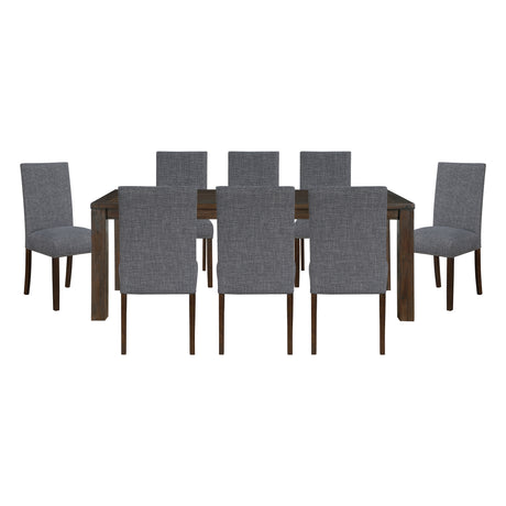 Paulson Dark Brown/Taupe 7-Piece Dining Set from Homelegance - Luna Furniture