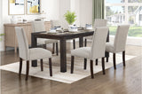 Paulson Dark Brown/Taupe 79" Dining Room Set from Homelegance - Luna Furniture