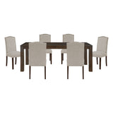 Paulson Dark Brown/Gray 9-Piece Dining Set from Homelegance - Luna Furniture
