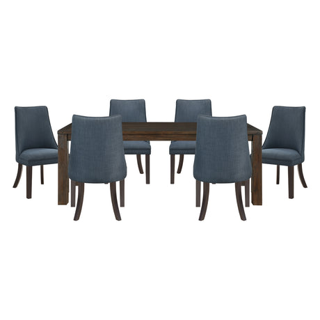 Paulson Dark Brown/Gray 9-Piece Dining Set from Homelegance - Luna Furniture