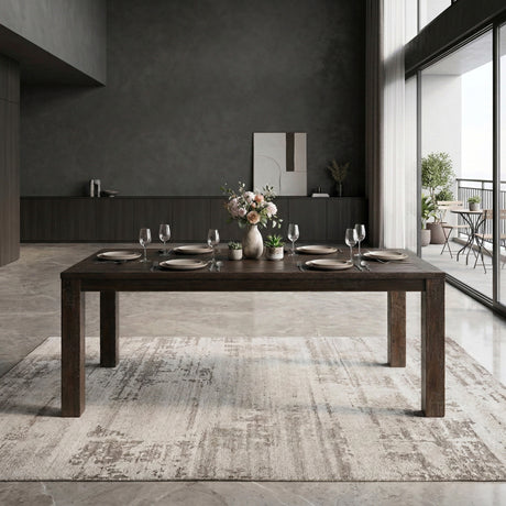 Paulson Dark Brown 79" Dining Table from Homelegance - Luna Furniture