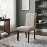 Paulson Taupe Dining Chair, Set of 2 from Homelegance - Luna Furniture