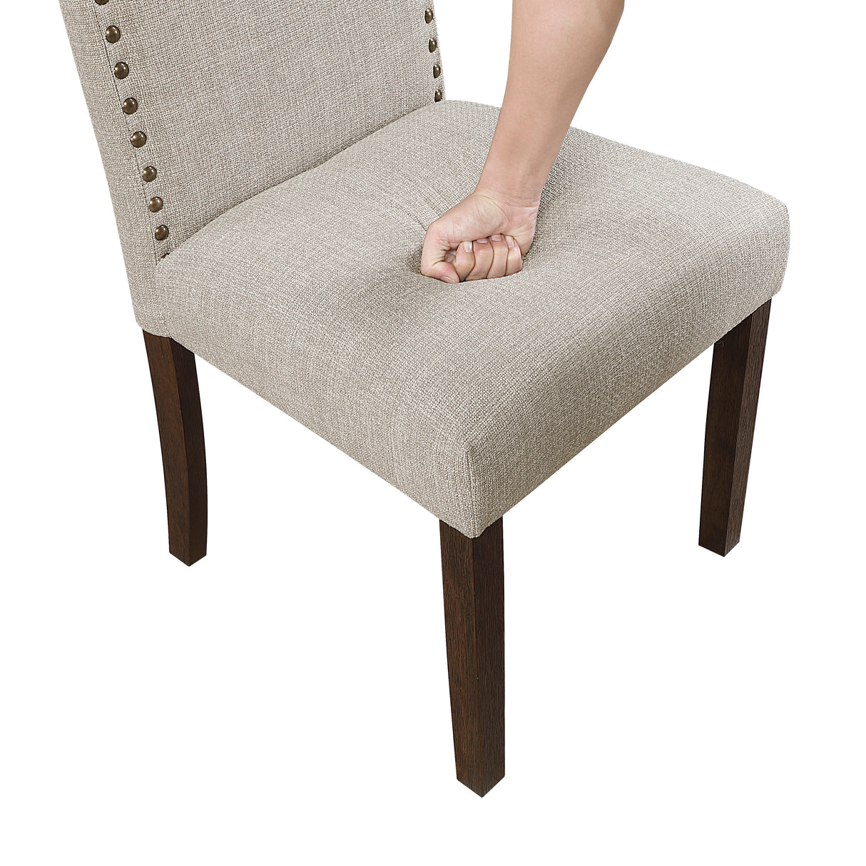 Paulson Taupe Dining Chair, Set of 2 from Homelegance - Luna Furniture