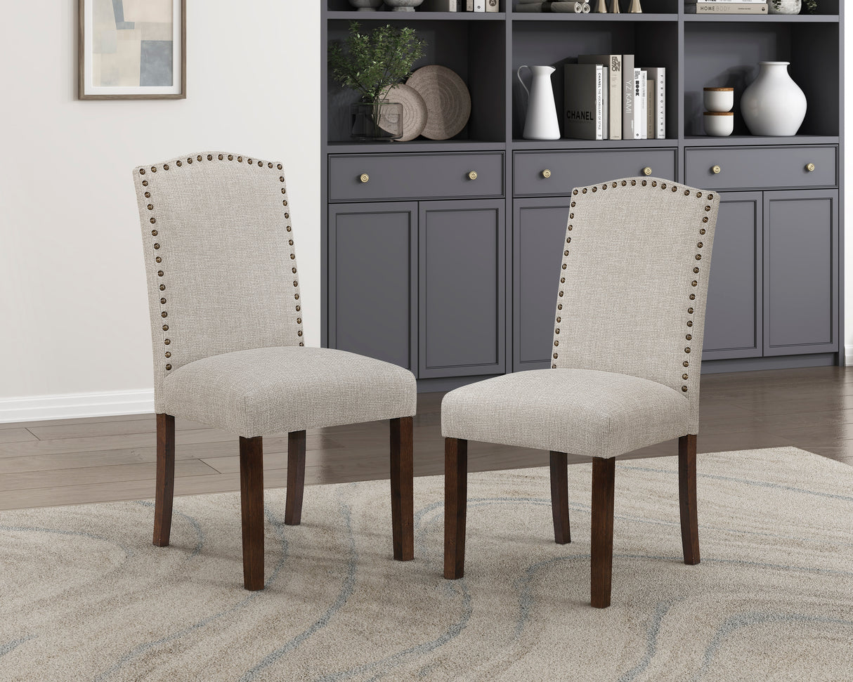 Paulson Taupe Dining Chair, Set of 2 from Homelegance - Luna Furniture