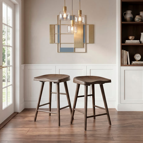 Paulson Blue Gray/Dark Walnut Side Chair, Set of 2 from Homelegance - Luna Furniture