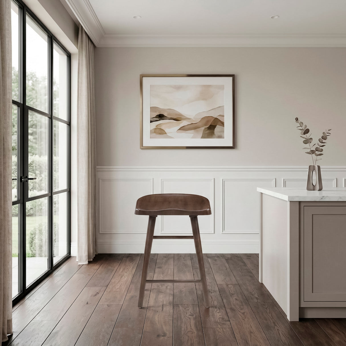 Paulson Blue Gray/Dark Walnut Side Chair, Set of 2 from Homelegance - Luna Furniture