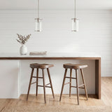 Oliver Brown Pub Height Stool, Set of 2 from Homelegance - Luna Furniture