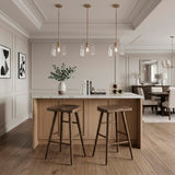 Oliver Brown Pub Height Stool, Set of 2 from Homelegance - Luna Furniture