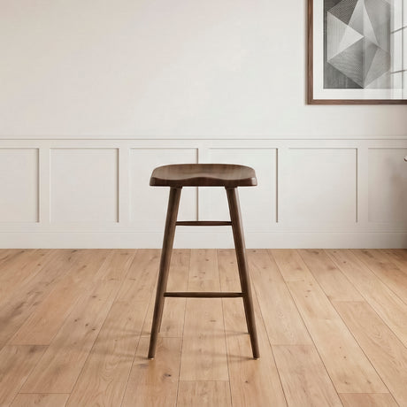 Oliver Brown Pub Height Stool, Set of 2 from Homelegance - Luna Furniture