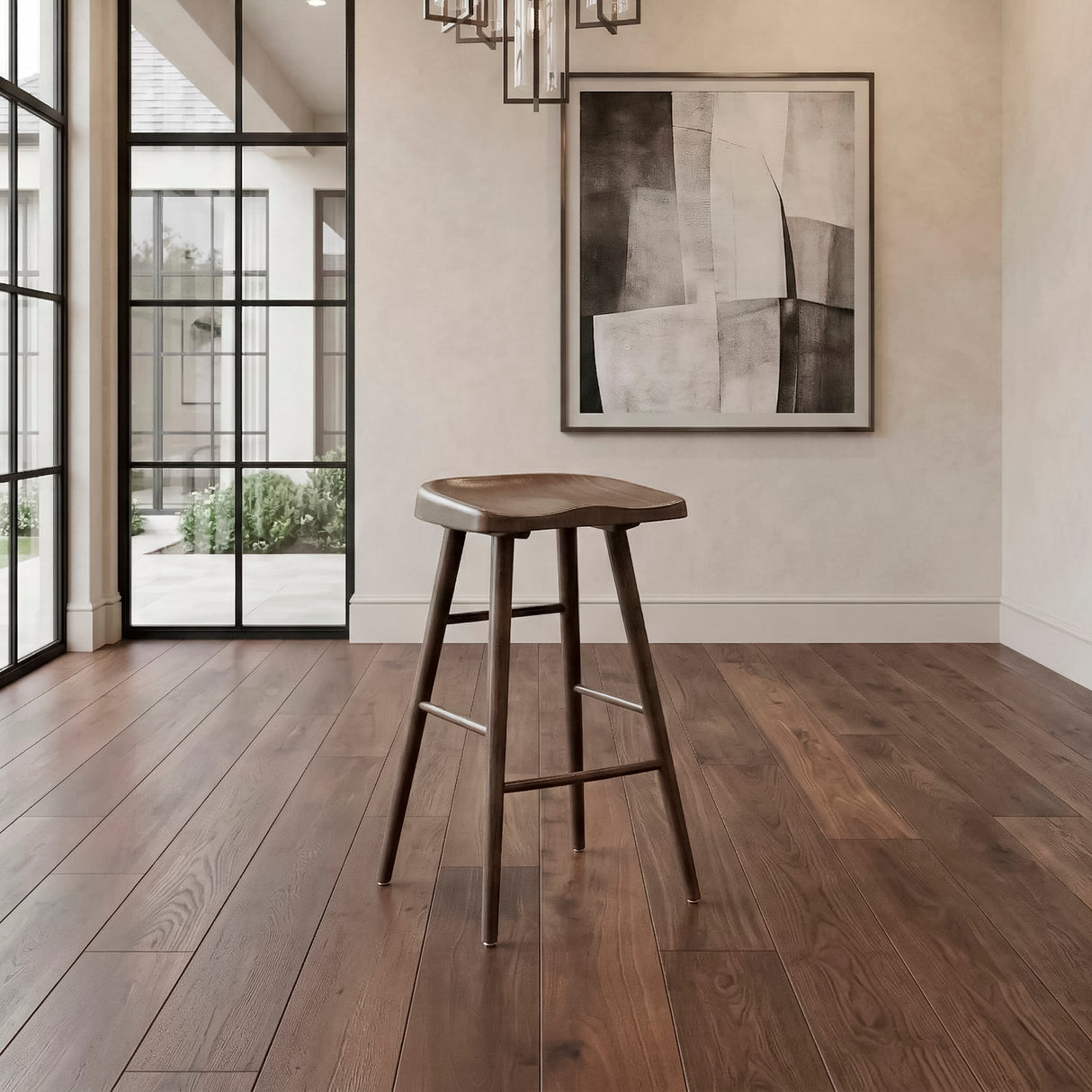 Oliver Brown Pub Height Stool, Set of 2 from Homelegance - Luna Furniture
