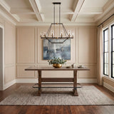 Oliver Brown Counter Height Table from Homelegance - Luna Furniture