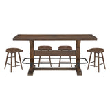 Oliver Brown Counter Height Set from Homelegance - Luna Furniture