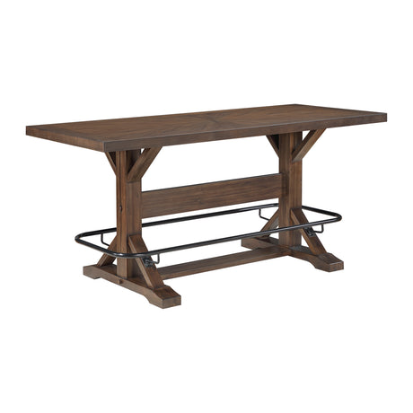 Oliver Brown 5-Piece Counter Height Set from Homelegance - Luna Furniture