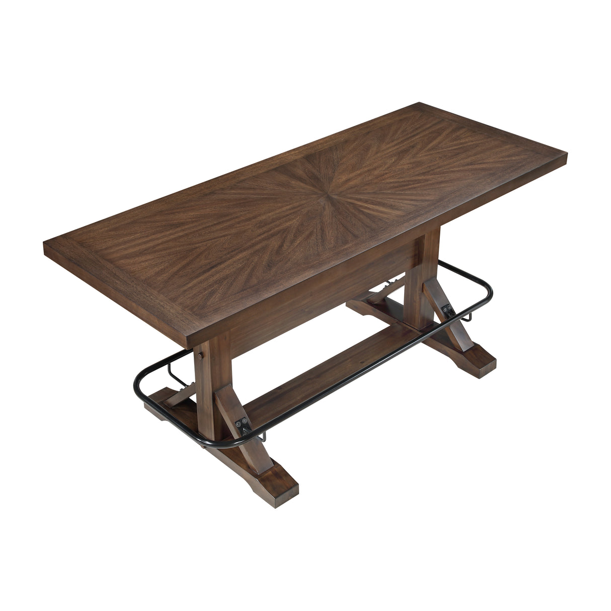 Oliver Brown 7-Piece Pub Height Dining Set from Homelegance - Luna Furniture