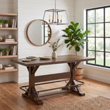 Oliver Brown Counter Height Table from Homelegance - Luna Furniture