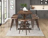 Oliver Brown 7-Piece Counter Height Set from Homelegance - Luna Furniture