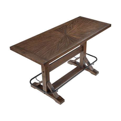 Oliver Brown 7-Piece Counter Height Set from Homelegance - Luna Furniture