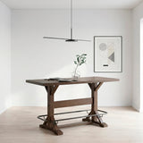 Oliver Brown Pub Height Table from Homelegance - Luna Furniture
