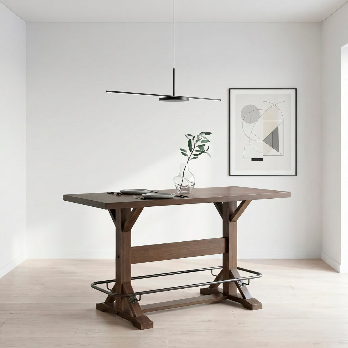 Oliver Brown 7-Piece Counter Height Set from Homelegance - Luna Furniture
