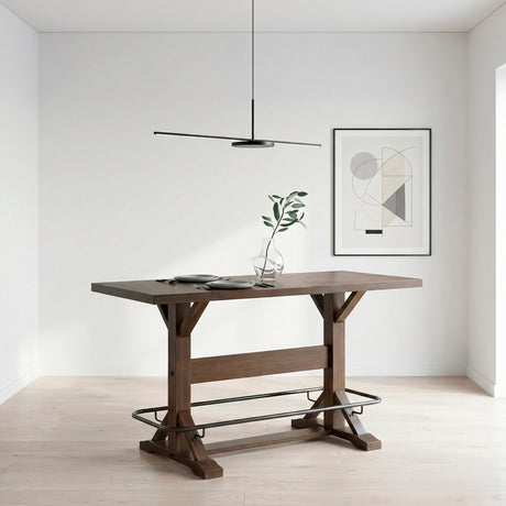 Oliver Brown 7-Piece Counter Height Set from Homelegance - Luna Furniture