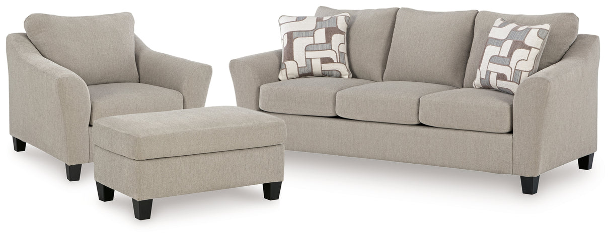 Willarae Sofa, Oversized Chair and Ottoman from Ashley - Luna Furniture