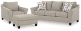 Willarae Sofa, Oversized Chair and Ottoman from Ashley - Luna Furniture