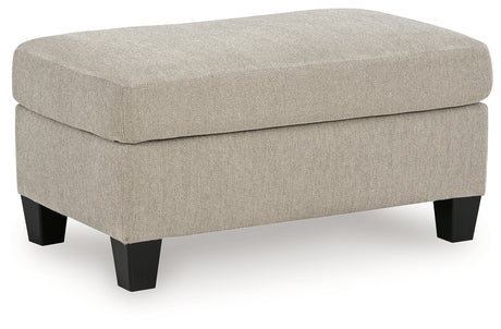 Willarae Taupe Ottoman from Ashley - Luna Furniture