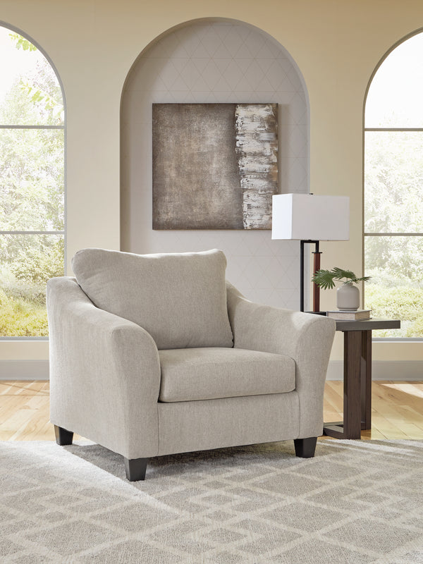 Willarae Taupe Oversized Chair