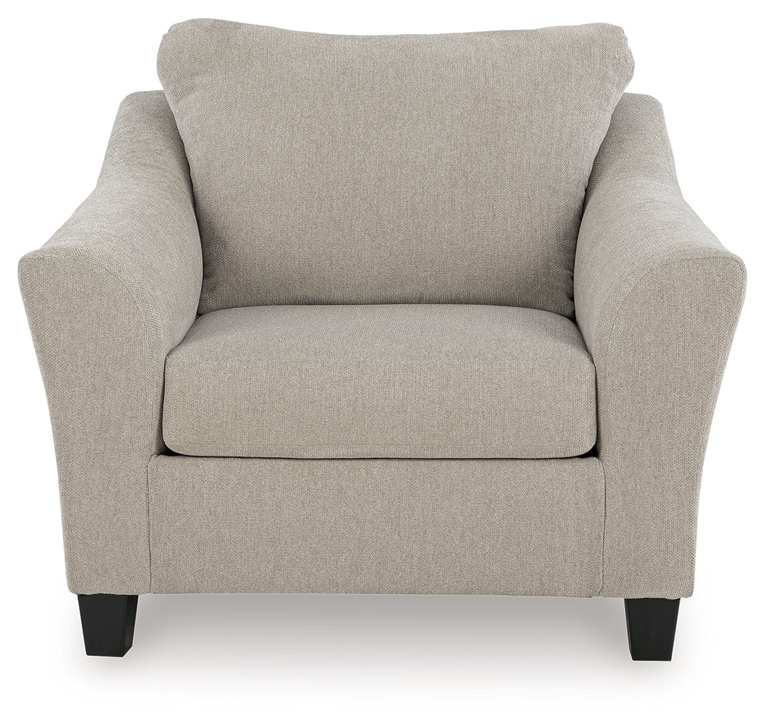 Willarae Taupe Oversized Chair from Ashley - Luna Furniture