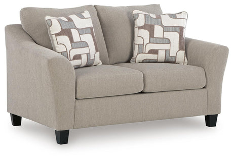 Willarae Taupe Sofa and Loveseat from Ashley - Luna Furniture
