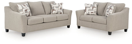 Willarae Taupe Sofa and Loveseat from Ashley - Luna Furniture